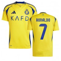 Camiseta Al-Nassr Cristiano Ronaldo #7 Primera Equipación Replica 2024-25 mangas cortas